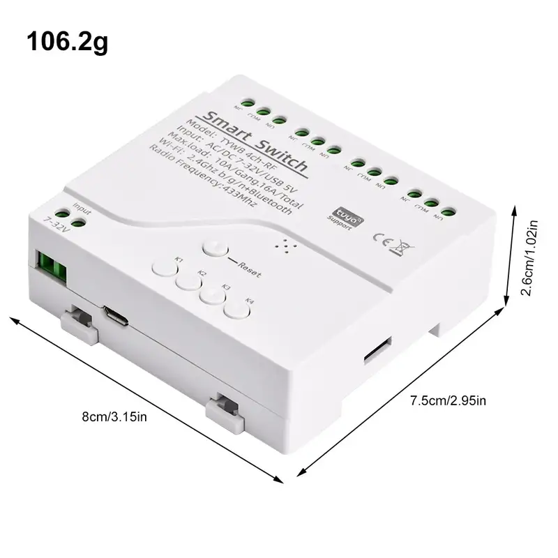 DC 5V-32V Intelligence WiFi Relay Module 5V 12V 24V Wireless WIFI Module Things Smart Home Remote Control Switch - Image 5