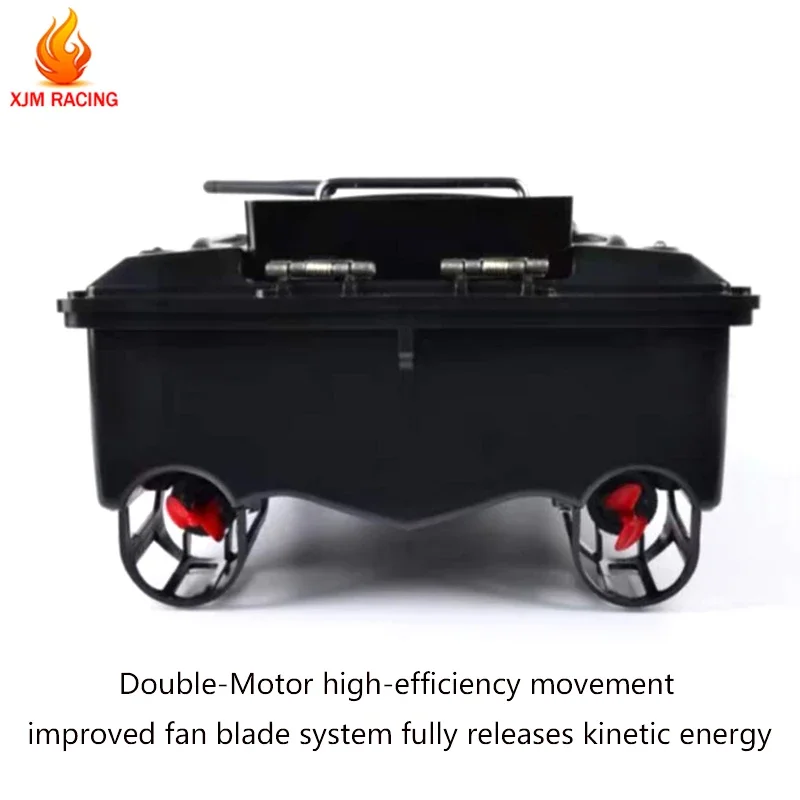 Profil du moteur d'hélice 10cm pour bateau RC, avec câble d'alimentation et connecteur étanche
