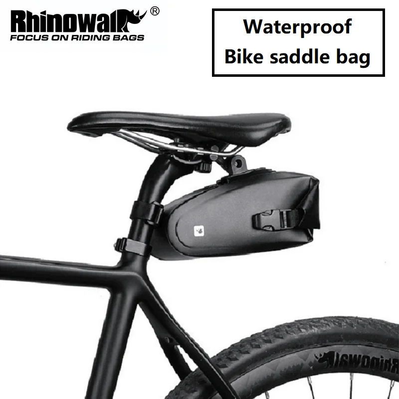 Rhinowalk Bike Saddle Bag Waterproof Bicycle Under Seat Bag Quick  Disassembly Rainproof Mountain Road Bike Seat Bag Bicycle Professional  Cycling