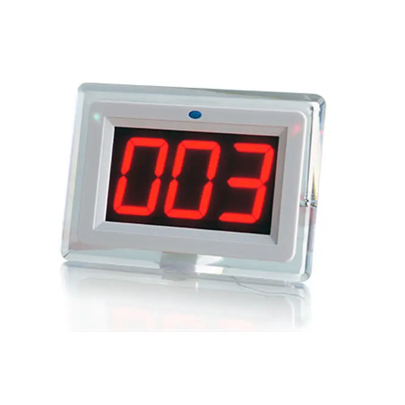 FR1 Wireless Restaurant Coaster Pager System Desktop Led Display Receiver