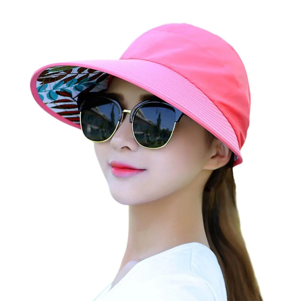 Modischer faltbarer Sonnenhut, Golfkappe, breite Krempe, Strandkappe, Anti-UV-Visierkappen für den Sommer – Detail 3