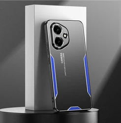 Premium Metal Aluminum & TPU Protective Case Cover - Frost & Fingerprint Resistant Design - HONOR 400 (Blue)