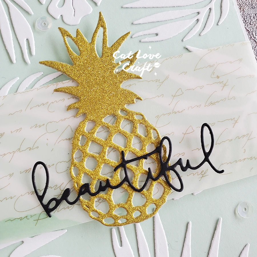 Catlove-金属カッティングダイ,スイカ,パイナップル,スクラップ