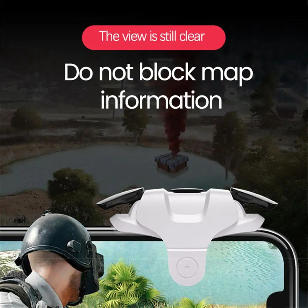 Joystick Accessories New Mobile Phone Gaming Trigger Fire Button Handle Shooter Game Joysticks Gamepad for PUBG Fire Shooting Aim Key L1R1 Controller