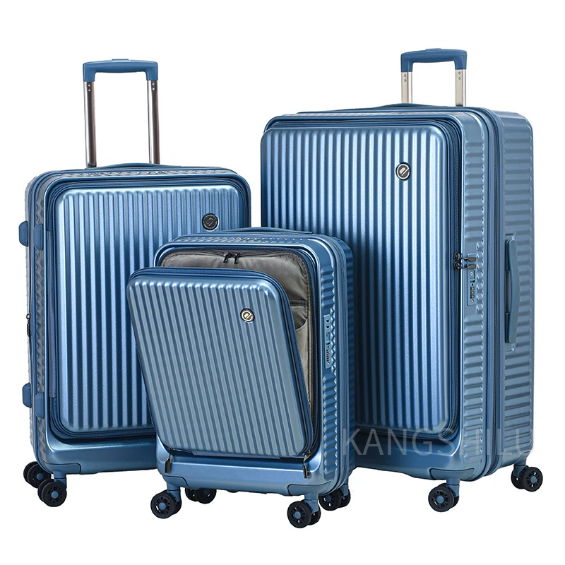 New Travel Carry-on Fashion Front Open 20''24''28-Inch Suitcase Computer Boarding Case Side Open Large Capacity Can Be Expanded