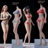 TBLeague S34 S34A S35 S35A 1/6 Female Girl Full Set Action Figures Seamless Body Figure with Head Sculpt Bikini Clothes Model 1