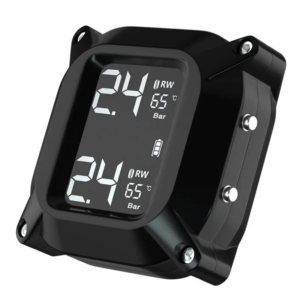 Solid Waterproof Tire Pressure Monitor Power Saving High Precision