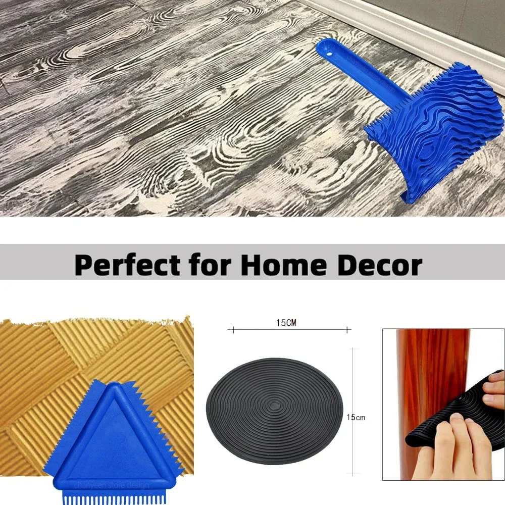 Wood Graining Texture Roller and Brush Set