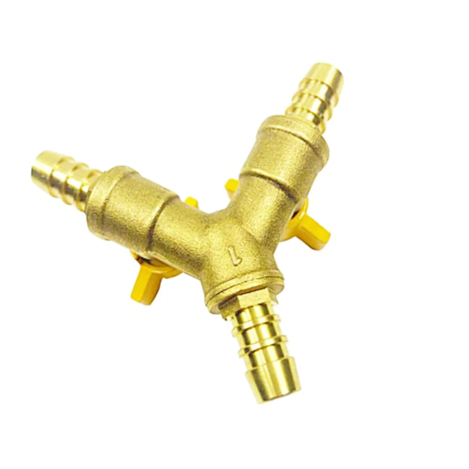 Adaptador, Barb Mangueira, 3 Vias De Latão,