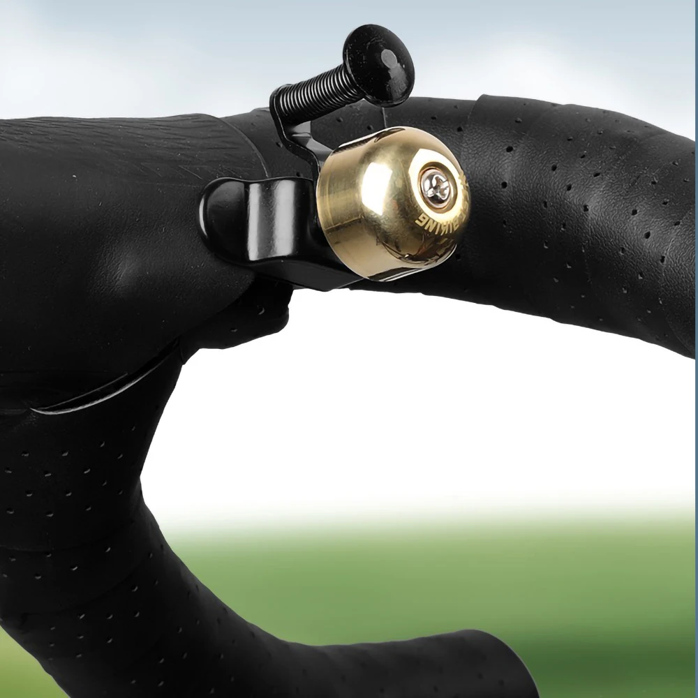 Sonnette De Vélo - Volume 80-110 DB, Compatible Guidon 22-24 Mm, Alliage Aluminium, Montage Facile