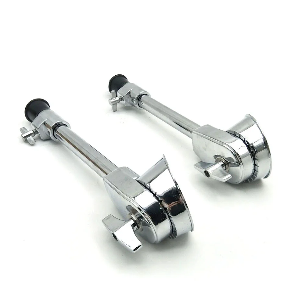 

Jazz Stand Drum Accessories, Drum Legs, Iron Plated Silver Bottom Drum, Metal Bracket, Leg Tips, 2 Sets