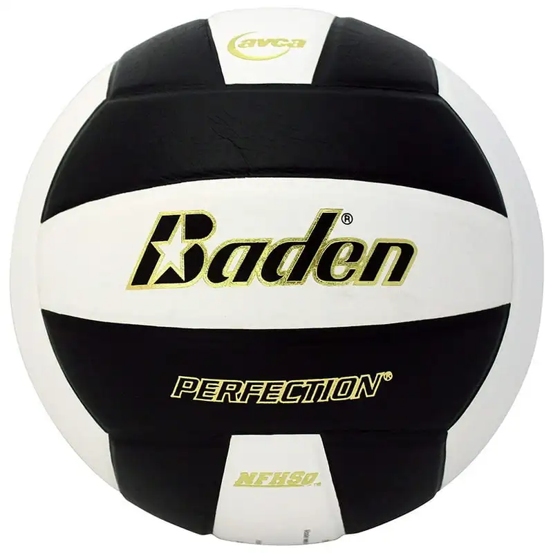 

Perfection Leather Indoor Game Official Size Volleyball, /White