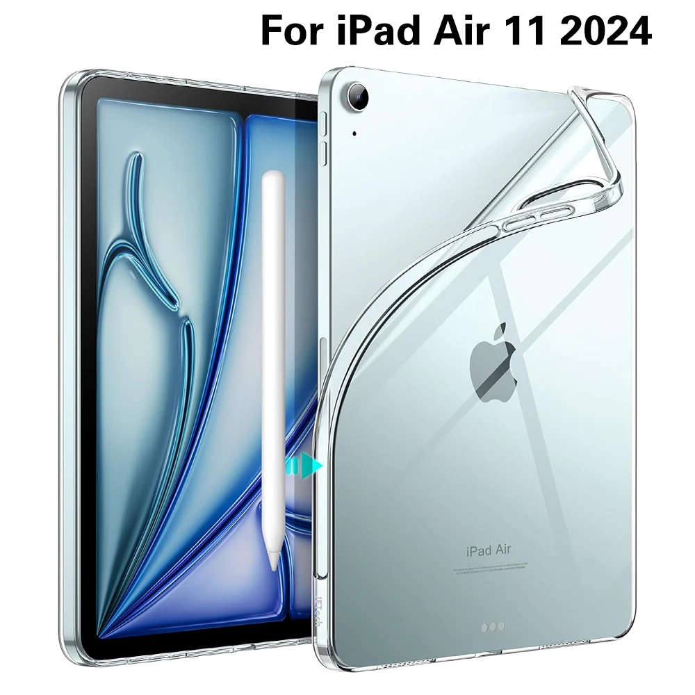 Crystal Clear Shockproof Airbag Case - Silicone Soft TPU Protective Cover