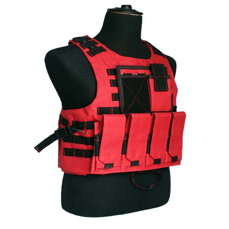 Tactical Vest Fluorescence Molle Vests Equipment Outdoor Clothing CS Sports Hunting Camouflage Vest Tactics Waistcoat image 4