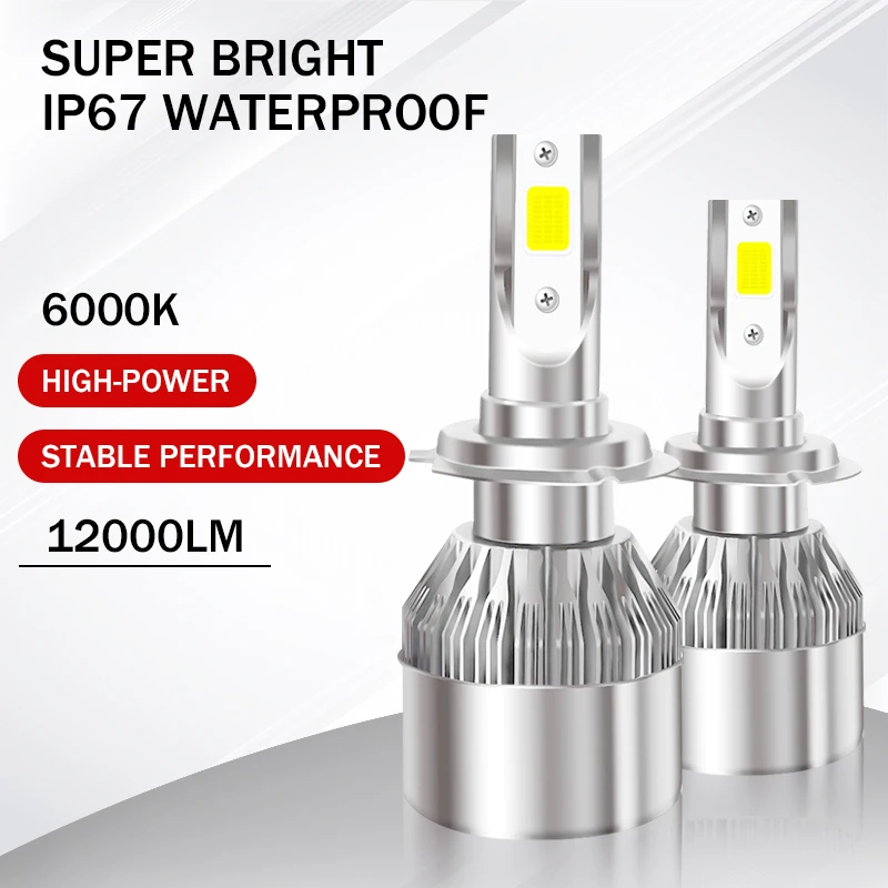 Led Haedlight Bulbs 9005,300 Times 6000k Cool White,super Bright