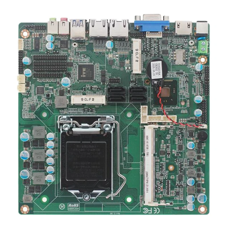 

LGA1150 Pin H81 4Th Generation I5 I7 Dual Network Port 6OOM Desktop Computer ITX Industrial Control Motherboard