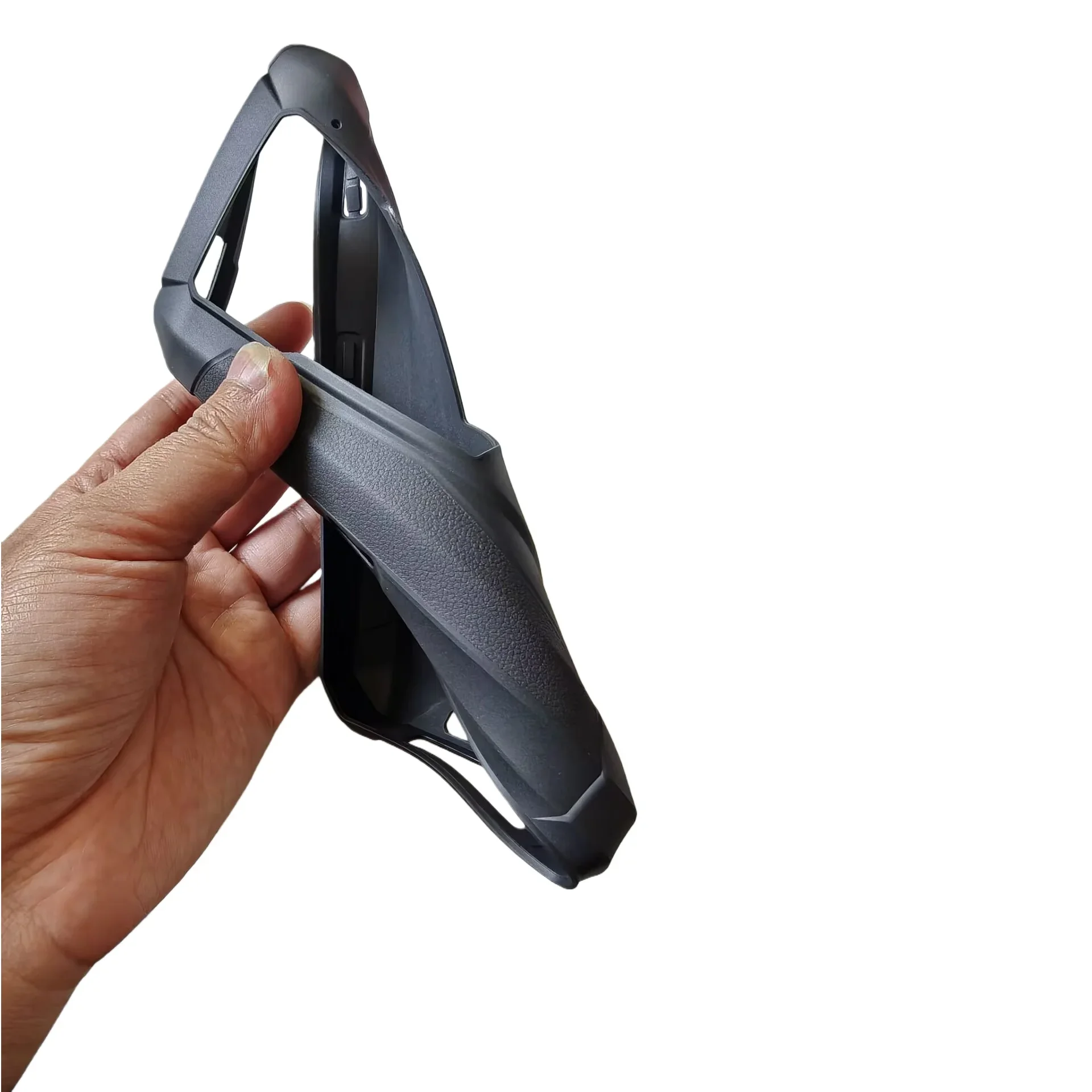 Premium Silicone Gel Phone Case - Soft Black Cover