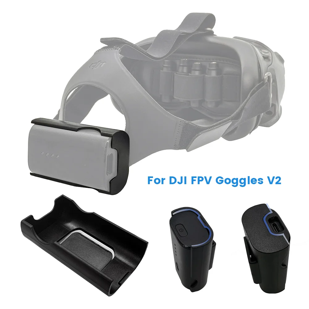 Lot de 2 sangles de batterie pour lunettes FPV DJI Goggles 2 - équilibrage de poids
