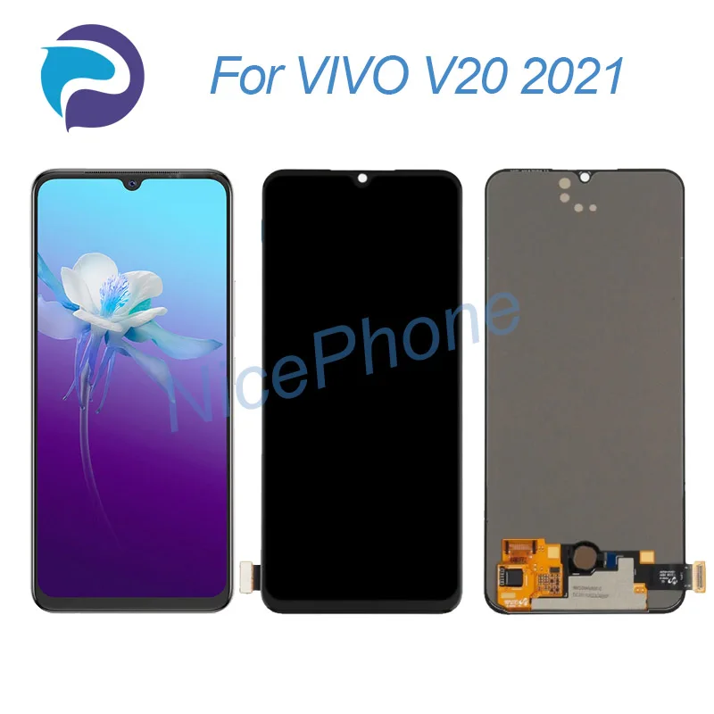 

ЖК-экран для VIVO V20 2021 + сенсорный дигитайзер дисплей 2340*1080 V2040, V2043_21 для VIVO V20 2021 ЖК-экран дисплей