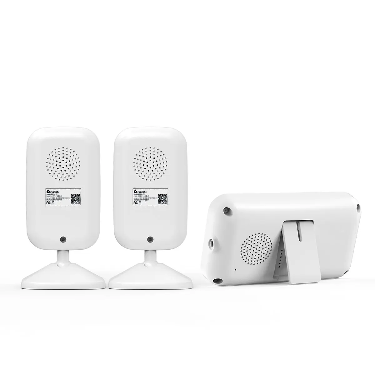 ebemate wifi Video Baby Monitor with 2 Cameras 2.8 inches LCD Screen baby monitor with night vision,2-Way Talk Audio Camera bebe