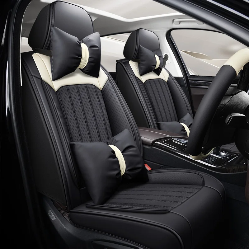 Qx.Com Coprisedile Per Auto A Copertura Totale In Pelle Ecologica Per Skoda Enyaq Afriq Kushaq Slavia Enyaq Suzuki Attraverso Swace Scross