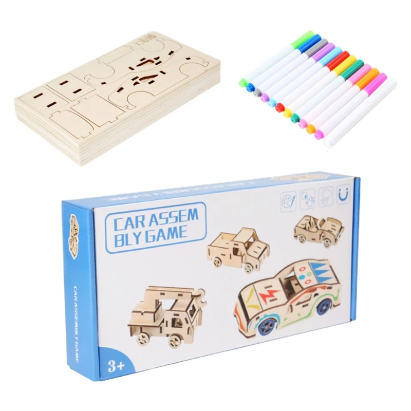 

DIY Kits Car Vehicle for Brain Development Hand-On Ability Gift