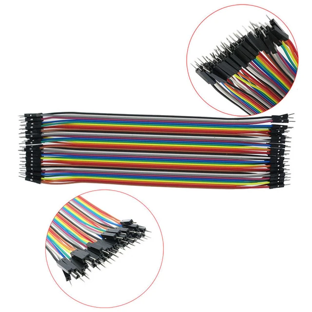 50pcs 10CM/20CM/30CM DIY Kit Breadboard Dupont Cable For Arduino 2.54mm  Line Male Female Dupont Jumper Wire Cable 1P Connector - AliExpress