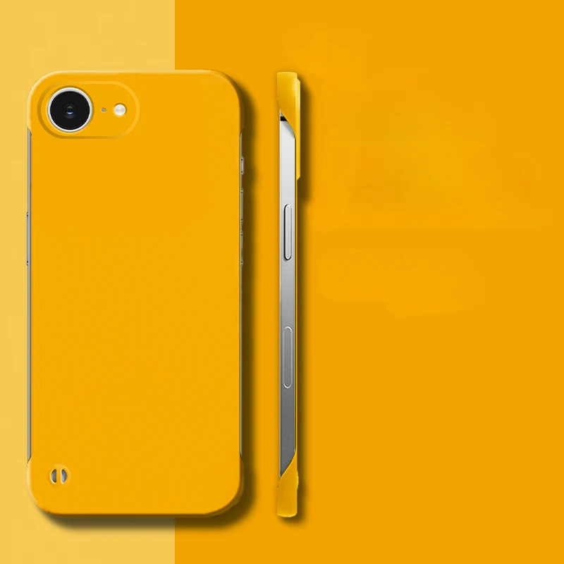 Ultra-Thin Frameless Matte Phone Case - Hard PC Protective Back Cover Shell