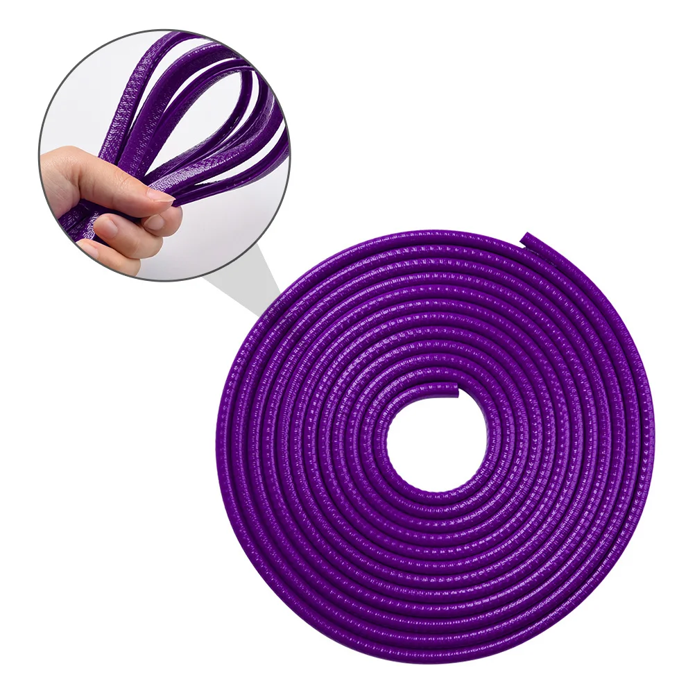 Auto Edge Seal Strip Car Door Protector Anti-scratch Knob Guards Orange Parts Cars