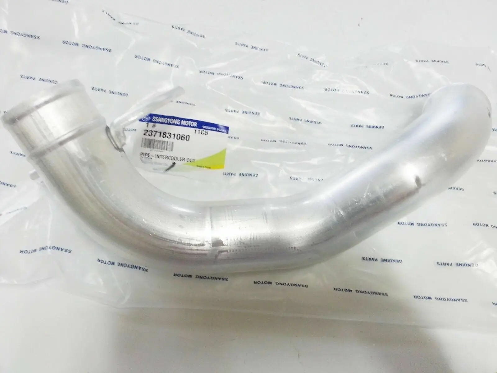 2371831060 Nuovissimo Tubo-Intercooler Outlet Actyon Sports 2006-2011 2.0L Diesel