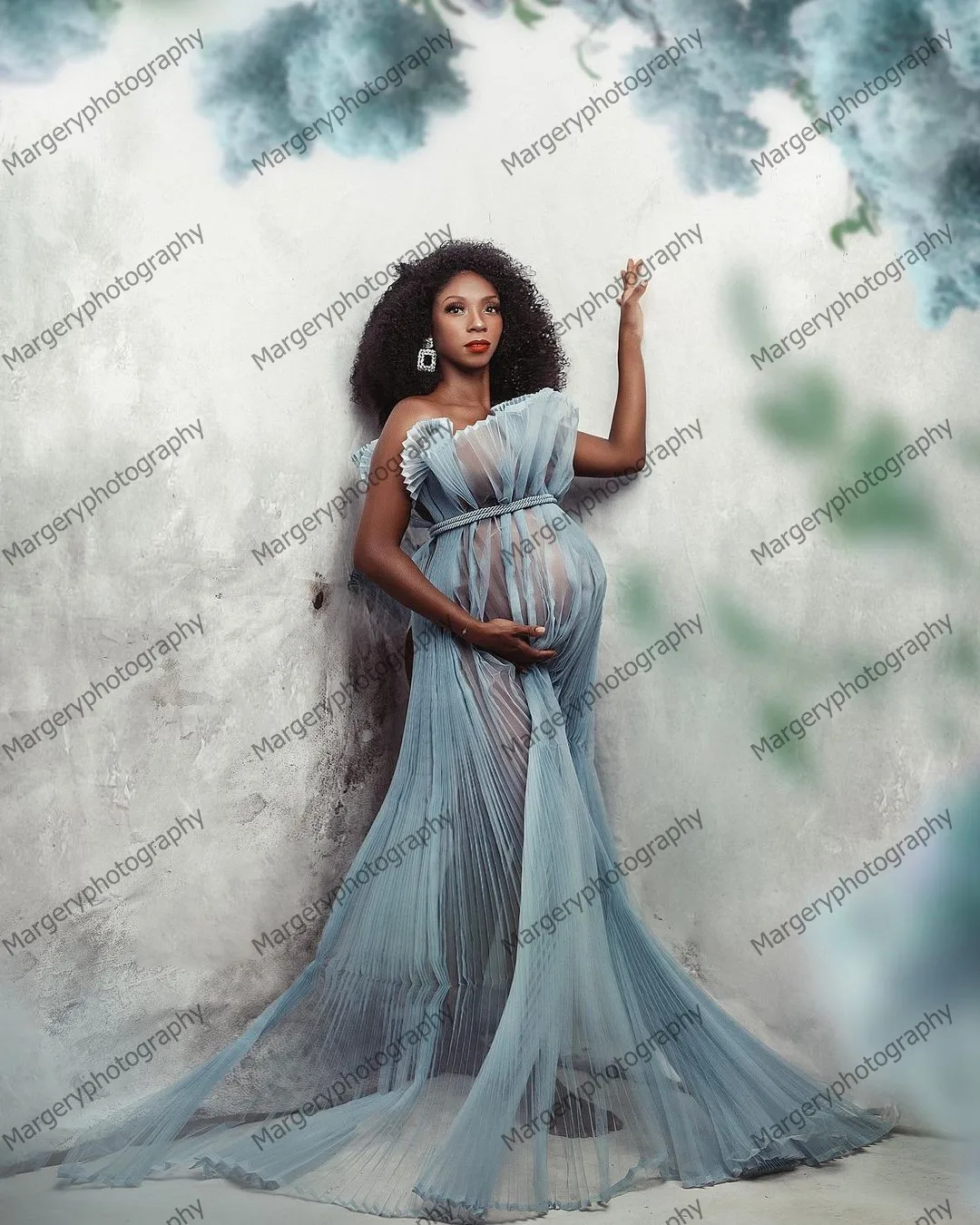 Plissee kleid schwangerschaft Clearance