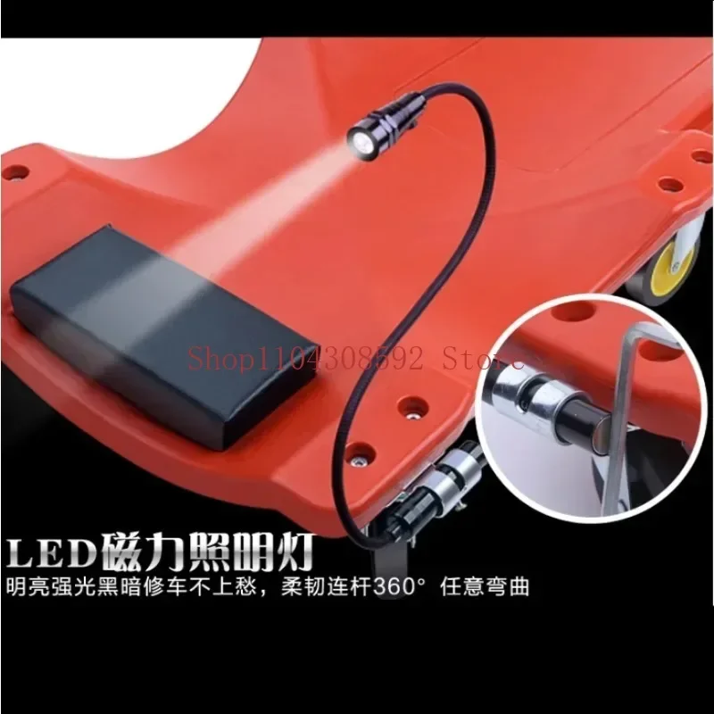 36 inch Car Repair Lying Board With LED Light Skateboard Spare Parts Repair Board Car Vehicle Service Maintenance Tool