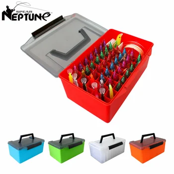낚시 상자 어부 태클 상자 미노우 오징어 지그 하드 미끼 컨테이너 바다 Egi 상자 플라스틱 주최자 유혹 도구 보관 케이스