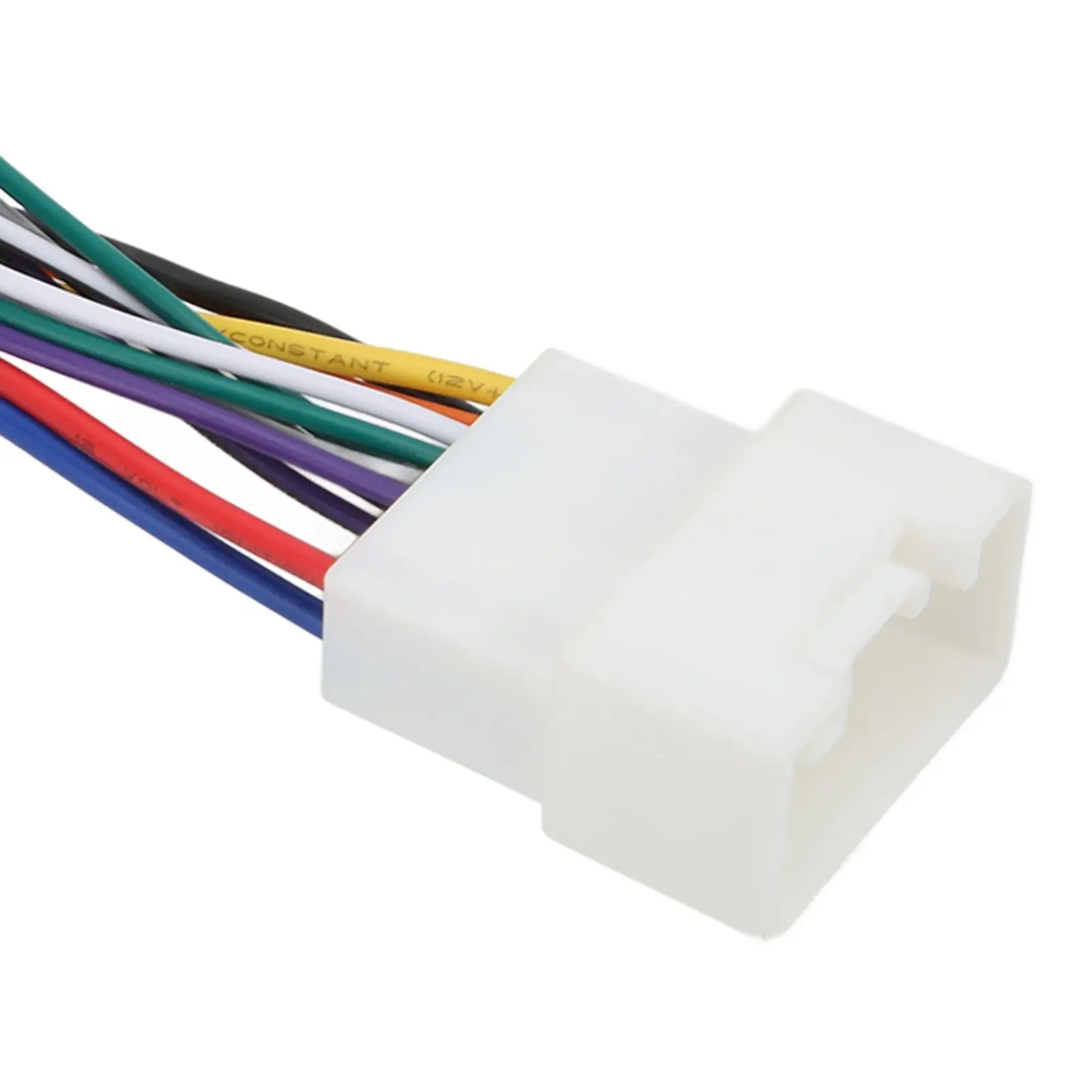 for Iso Wiring Harness Connector Pre Stripped Simple Install for Iso Male Wire Harness Adapter Heat Resistant refitting Bus