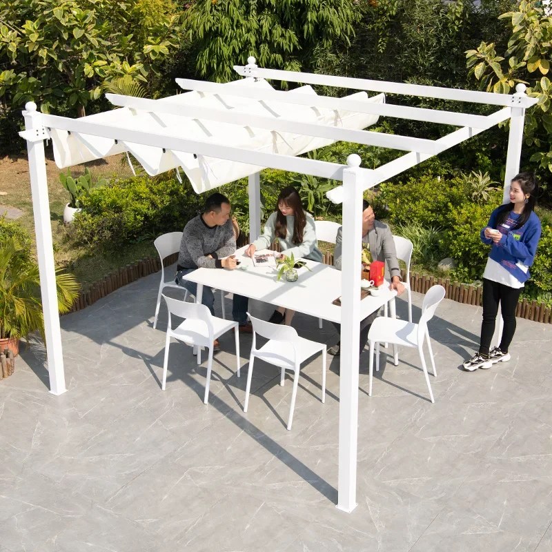 Grapevine awning outdoor leisure open-air courtyard garden balcony aluminum alloy pavilion assembly