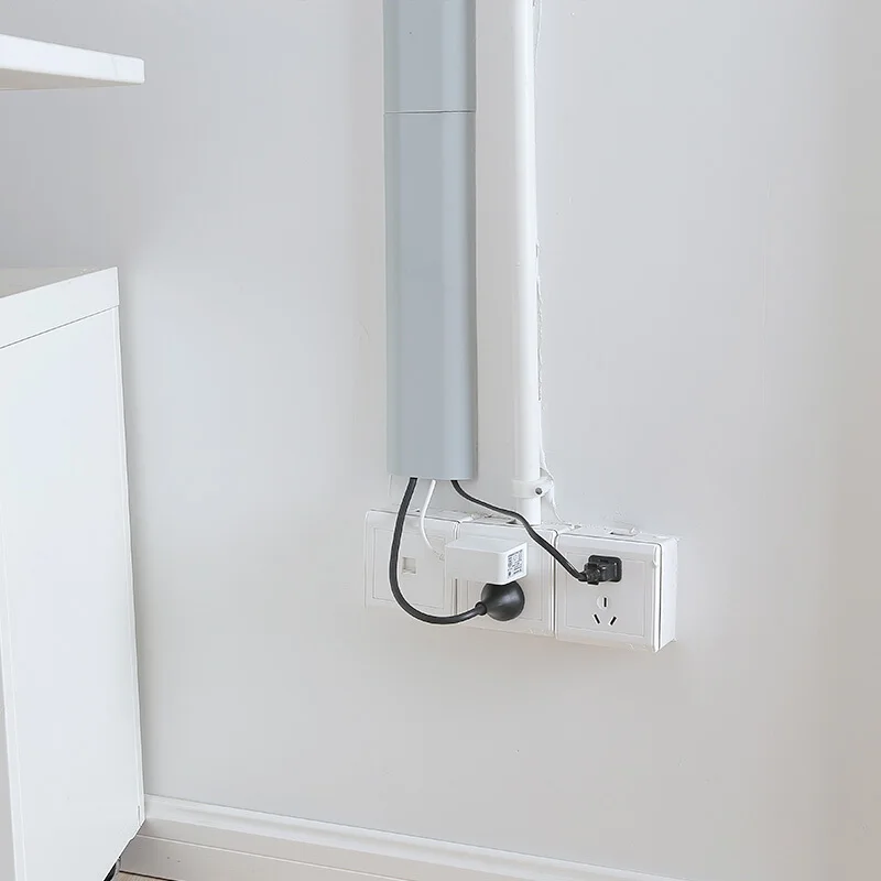Cable Cover 30cm Self-adhesive Raceway Wall Cord Duct Cover Cable Duct Ties Fixer Fastener Holder For Cable Organizer Storage Clip