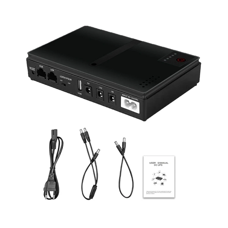 

Mini UPS Backup for Home and Car Use Power Your Electronics Anywhere