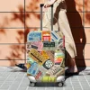 Luggage Cover Suitcase cover Stretch Luggage Protector Baggage Dust Case Covers Suitable18-32Inch Suitcase Case Travel Organizer 3