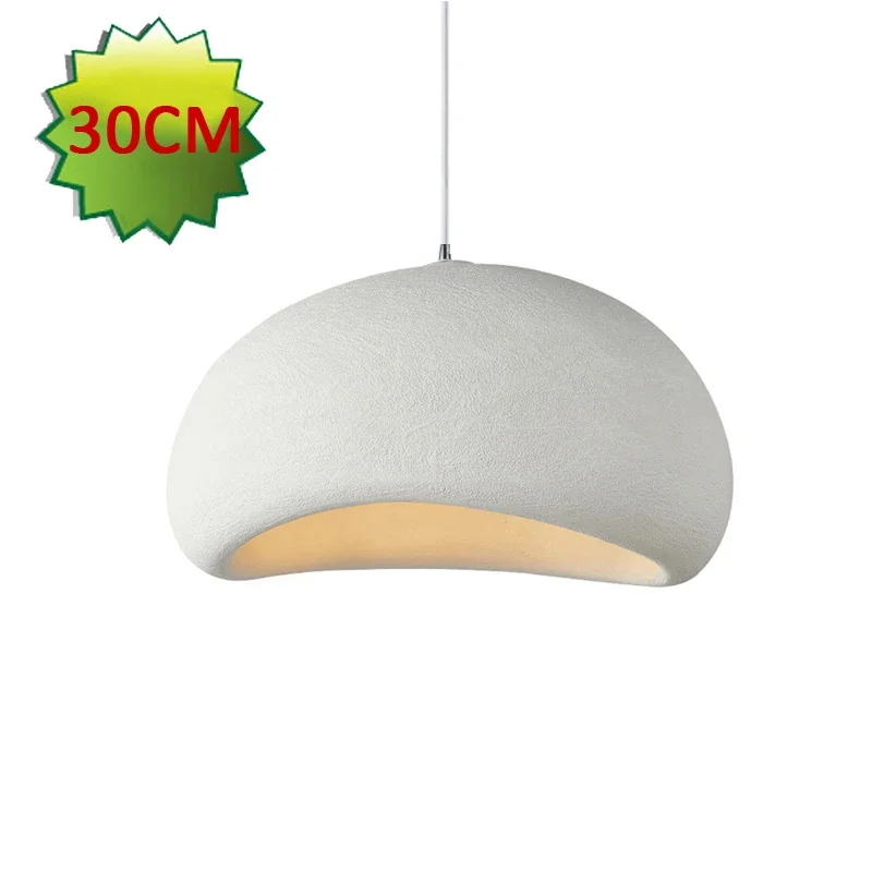 30CM Wabi Sabi Pendant Light Japan Dining Table Hanging Lamp Nordic Bedroom Bedside Droplight Modern Restaurant Suspended Lights 2