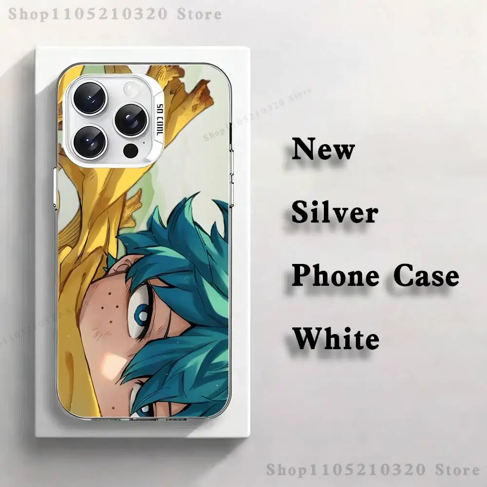 Premium White Matte IMD My H-Hero Academia D-Deku Phone Case