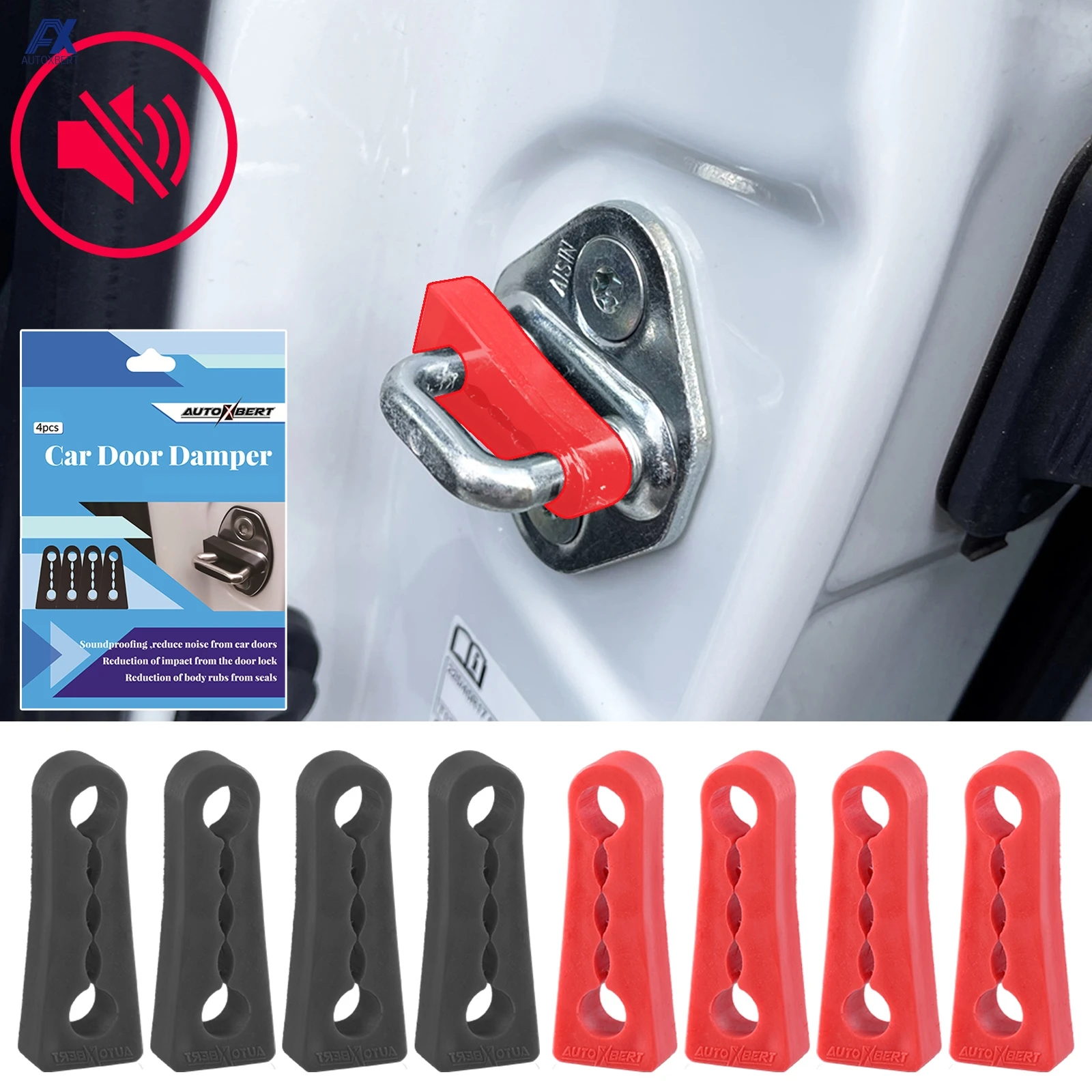 Sound Damper Door Locker for Mitsubishi Pajero Lancer Outlander ASX Montero Shogun Sport L200