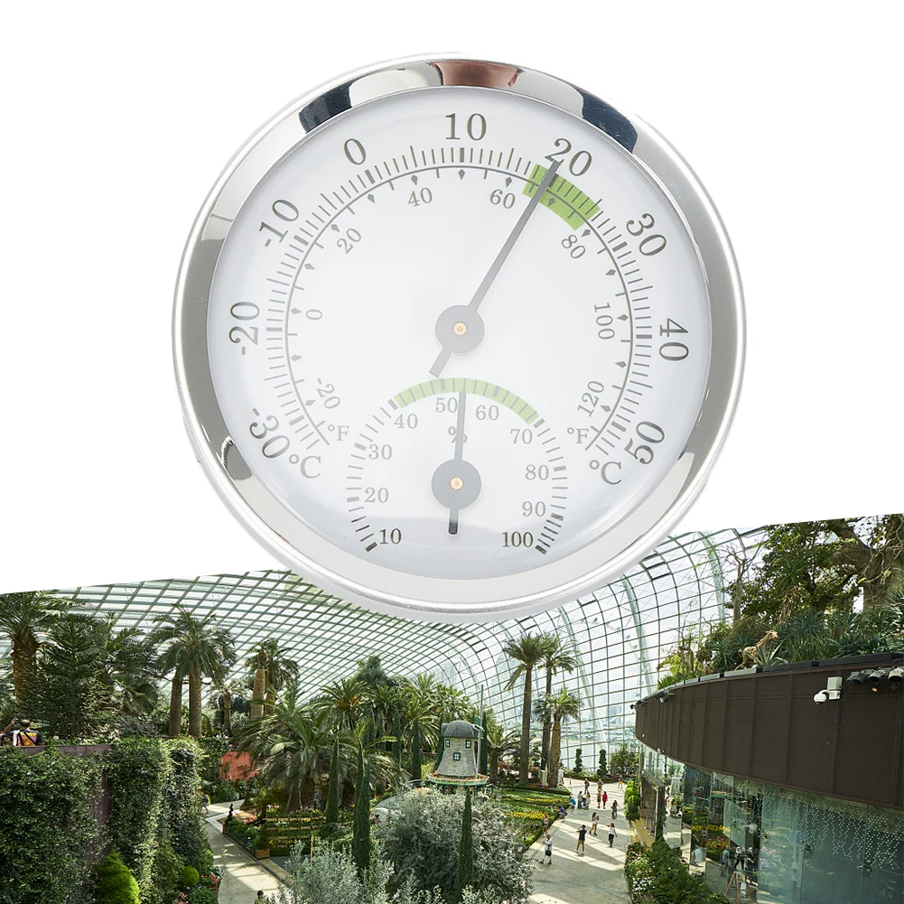 

Offices Workshops Monitor Indoor Analog Thermometer Hygrometer Compact Houses Mini Household Temperature Humidity