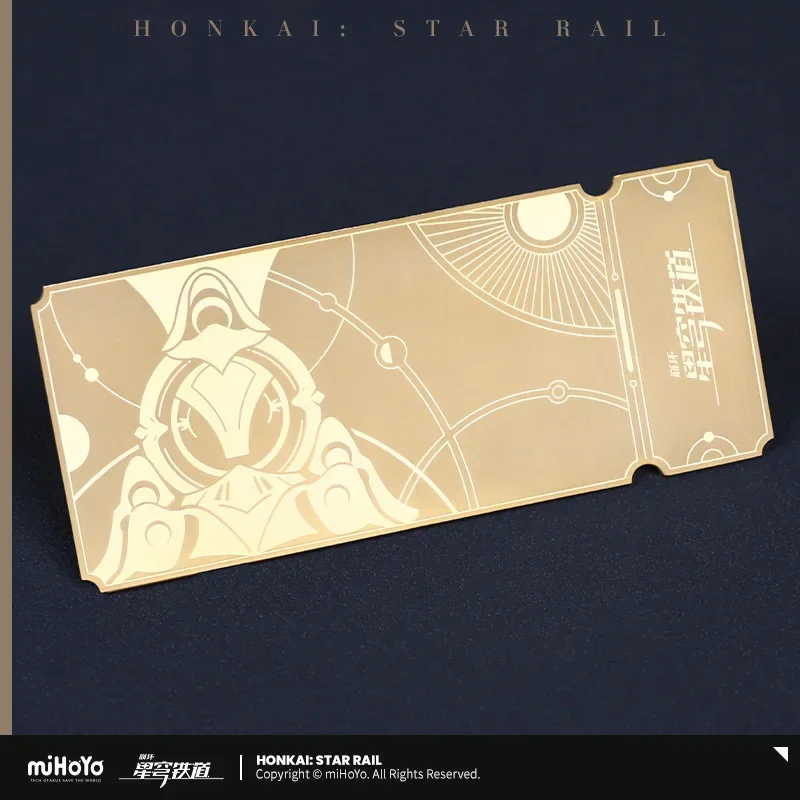 

Качественная игра билетов Honkai: реквизит для косплея Star Rail Pass, специальная Закладка, открытка для поклонников, коллекция подарков
