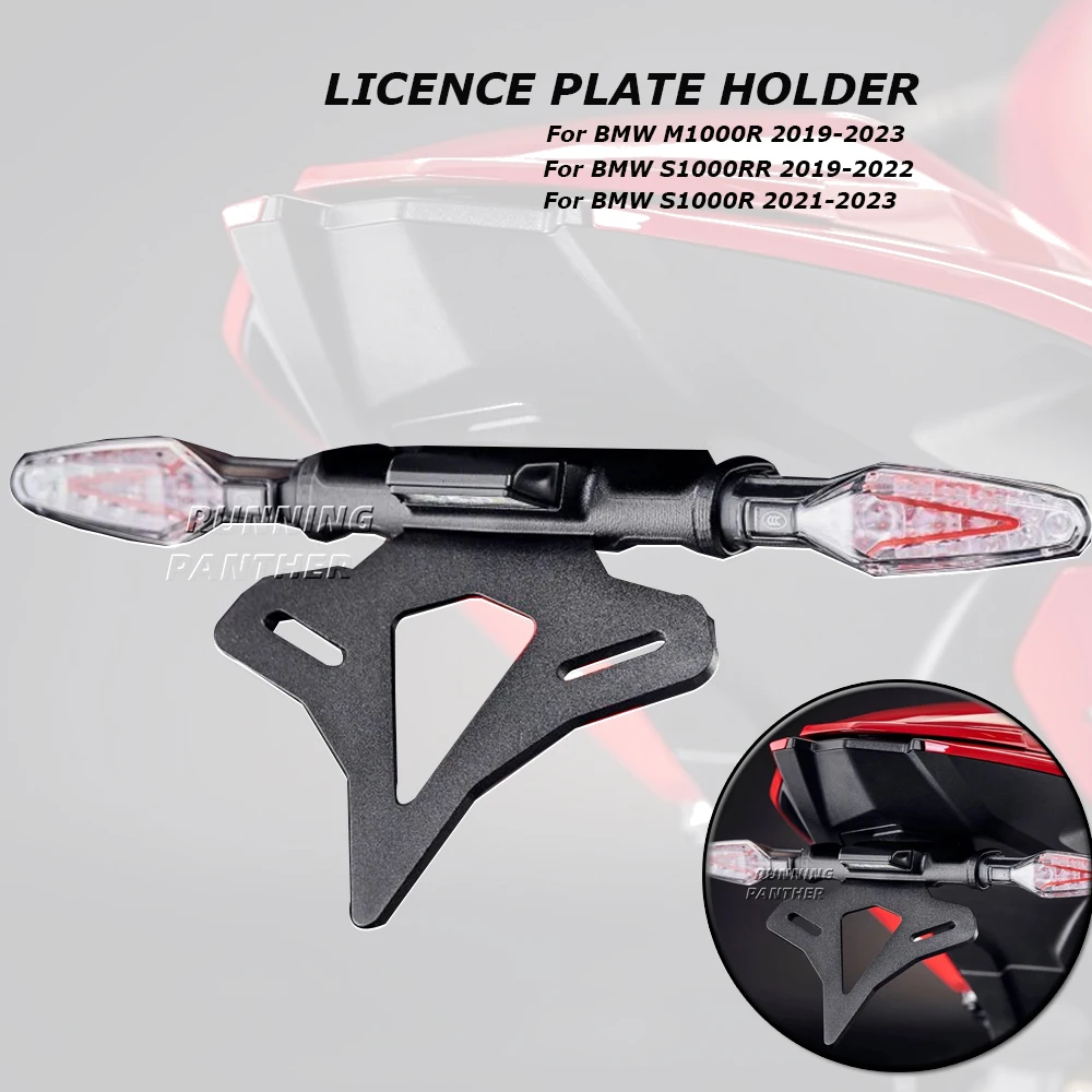 For BMW S1000R S1000 R M1000R M 1000 R S1000RR s1000rr Tail Tidy Fender LED Light Motorcycle License Plate Holder