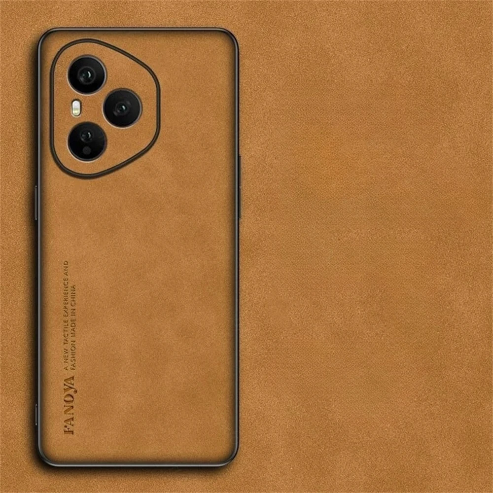 For Honor 400 Pro Sheepskin Matte Hard Back Case with Camera Protection and Shockproof Soft Frame Cover