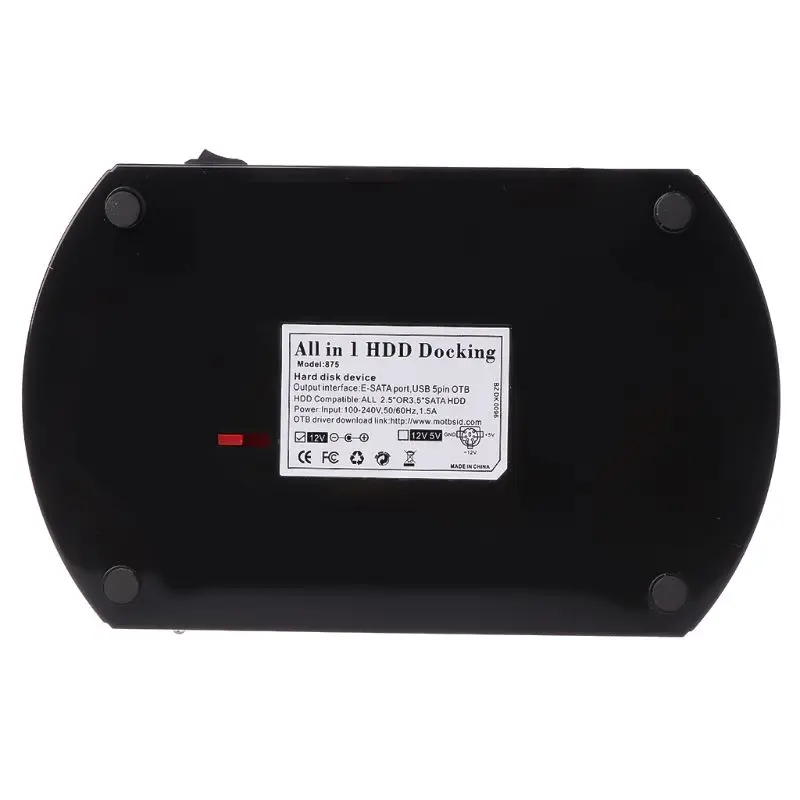 IDE SATA Dual All In 1 HDD Dock Docking Station Hard Disk Drive Hdd 2.5 3.5 Reader Usb 2.0 US External Box Enclosure Case