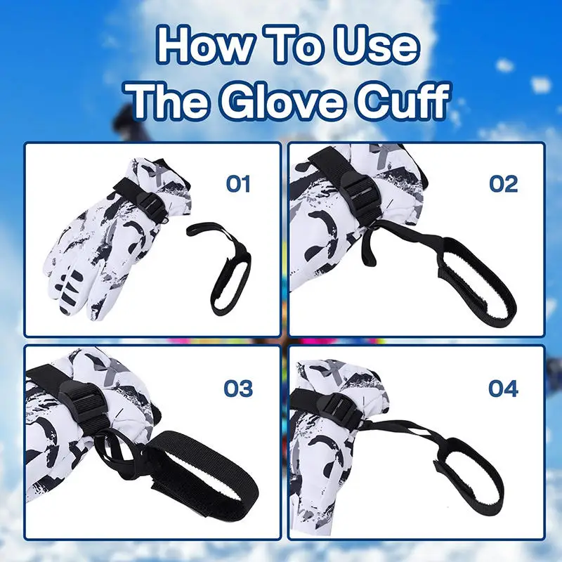 Ski Leashes Nylon With Metal Button Strap Wrist Straps Glove Carrier Sling Clips Gear Winter Snow Sport Skiing Handcuffs_voghion.com