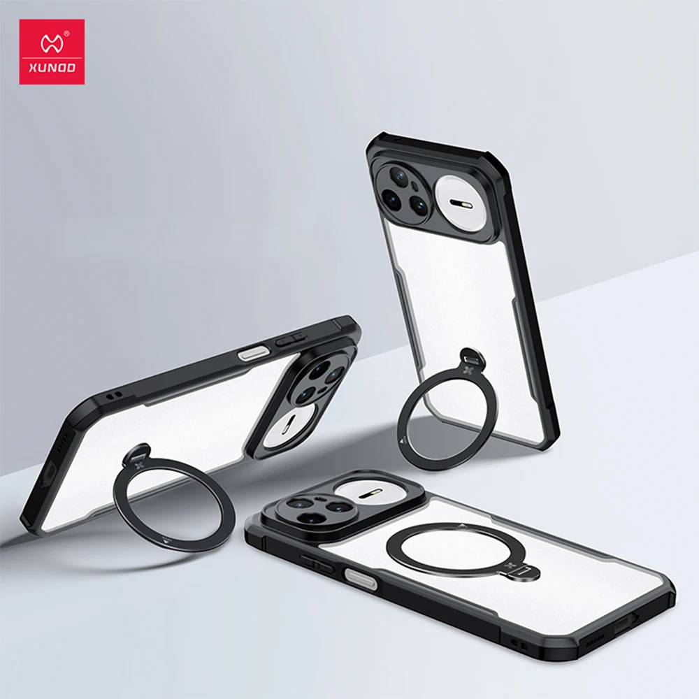 Shockproof Airbag Tech Transparent Phone Case - Anti-Fingerprint & Non-Yellowing