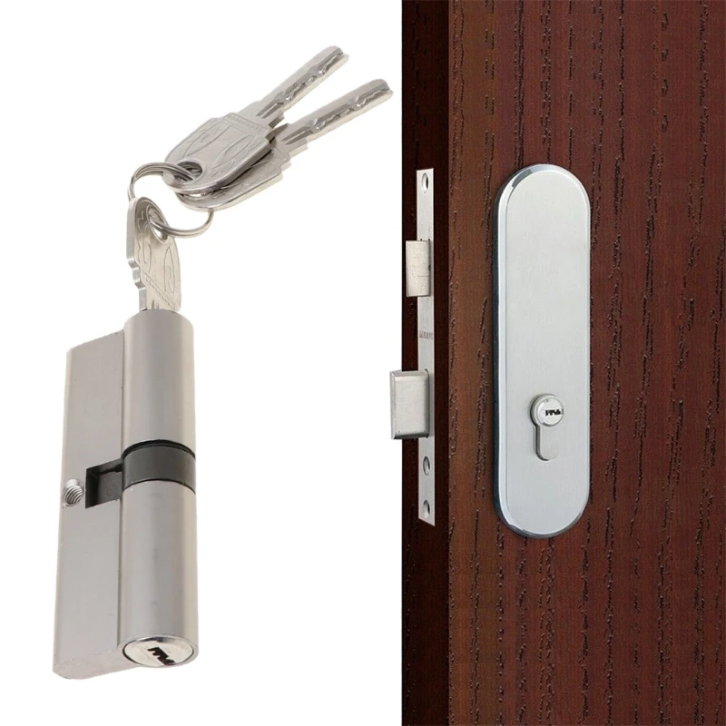 G92C Keyed Entry Door Lock Cylinder Lockset with 3 Keys Anti-theft Entrance Door Lock