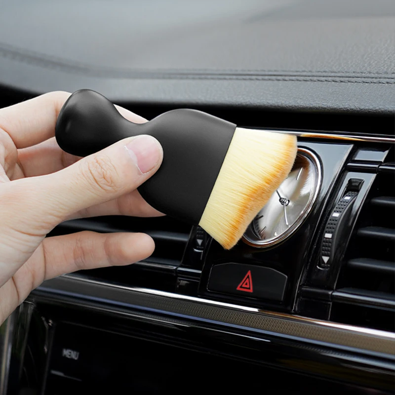 SEAMETAL Car Interior Cleaning Tool Air Conditioner Air Outlet Detailing Cleaning Brush Car Crevice Dust Removal Artifact Brush 4